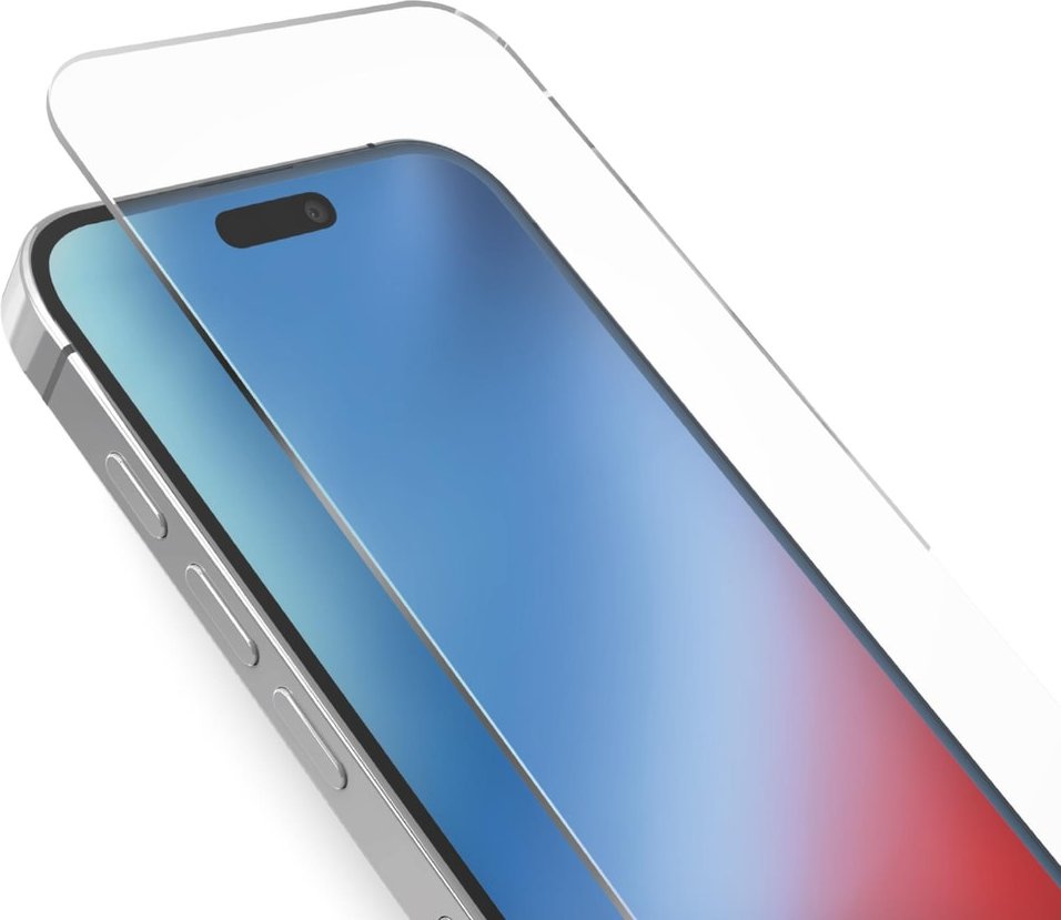 Glas-Displayschutz für iPhone 16 Pro, Transparent