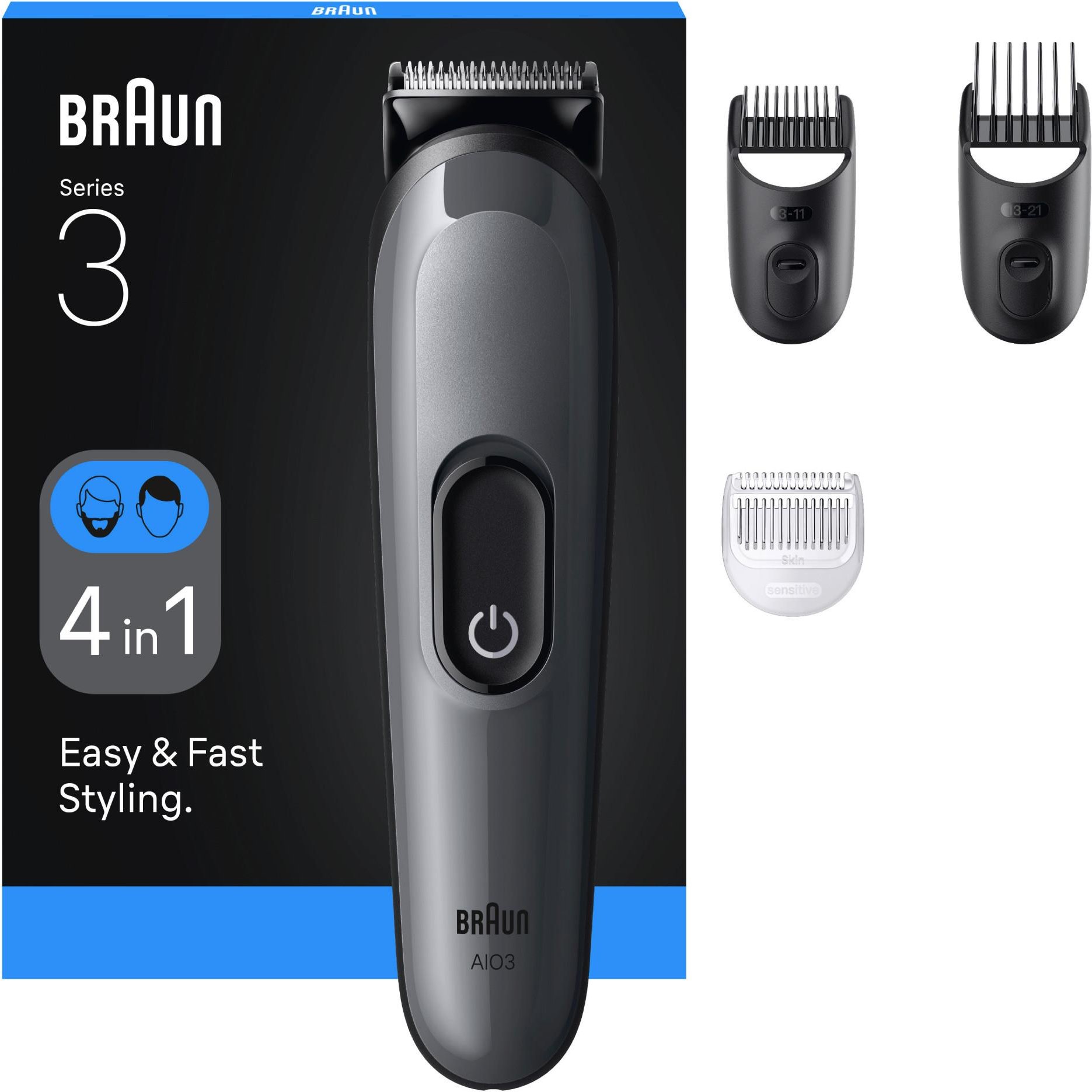 Thumbnail - All-in-One Series 3 4-in-1 AIO3500 Barttrimmer