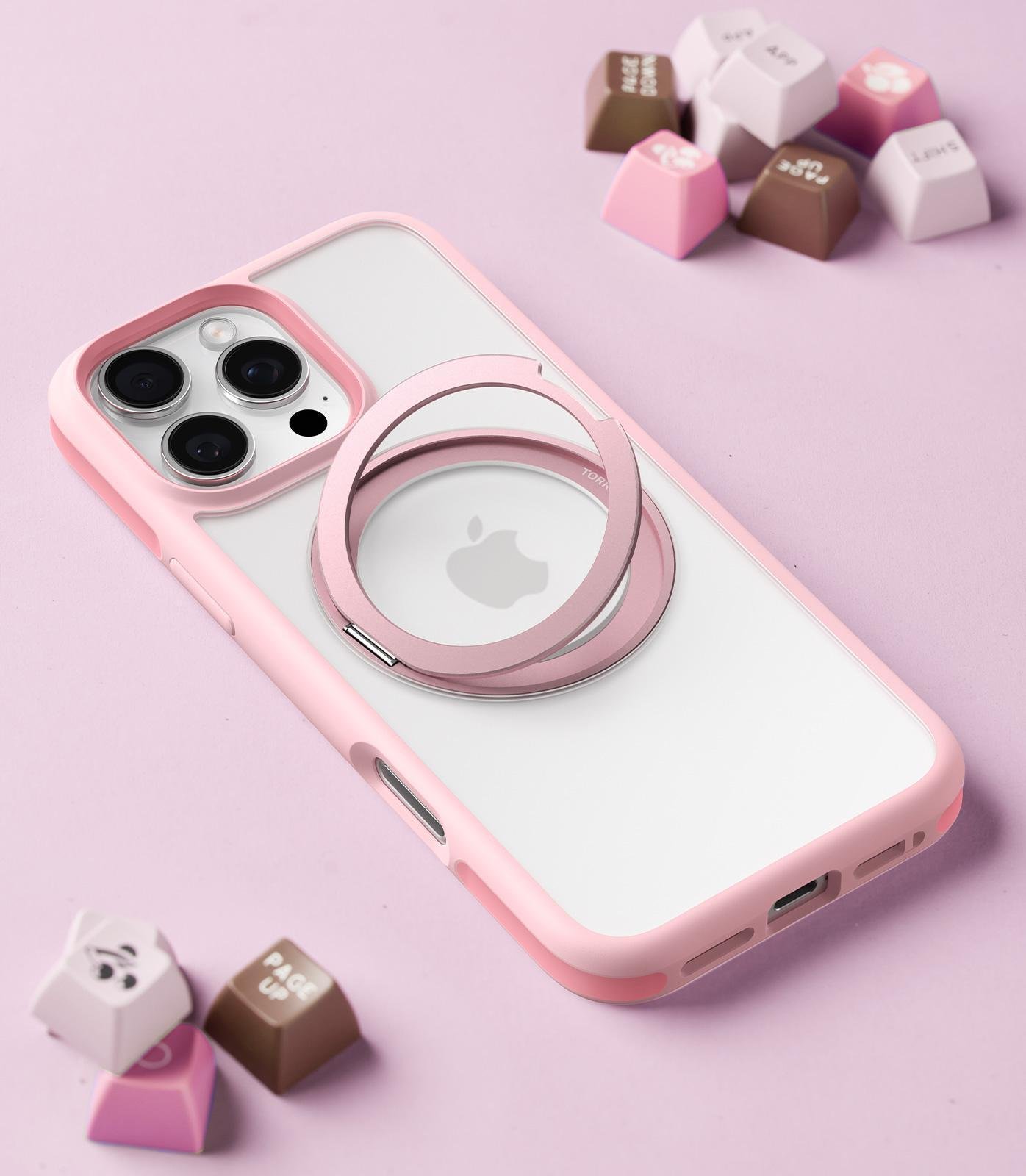 Ostand R Fusion Series für iPhone 16 Pro Max Pink Handyhülle