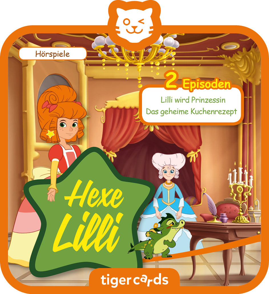 Thumbnail - tigercard Hexe Lilli - Lilli wird Prinzessin & Das geheime Kuchenrezept