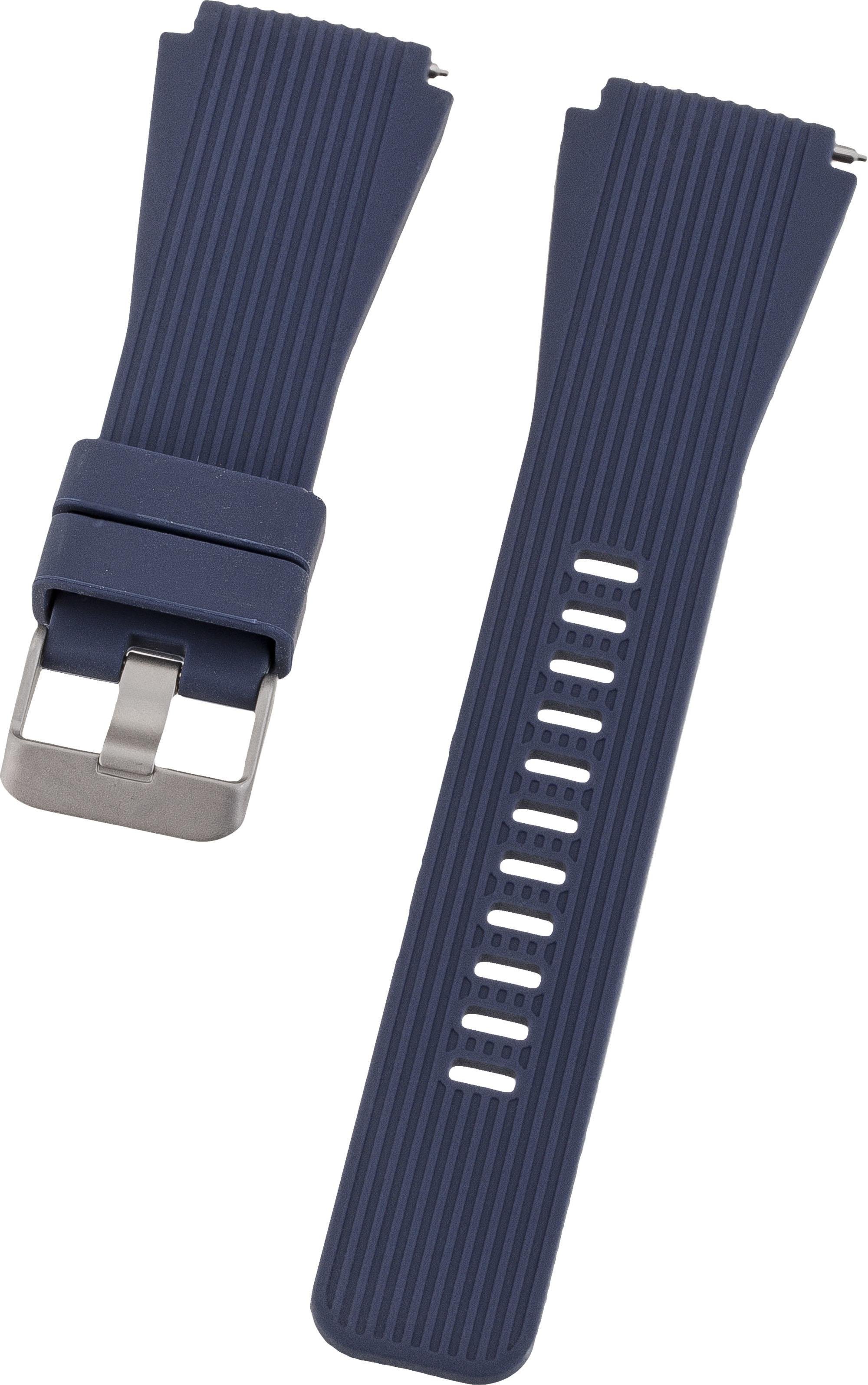 Armband 22mm Single Silicon Dark Blue (17647)