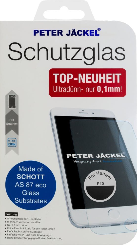 HD SCHOTT Glass 0,1 mm für Huawei P10 Schutzglas