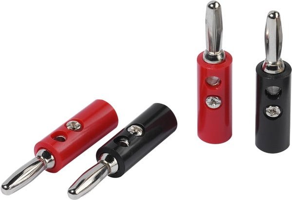 Bananenstecker (schraubbar) -> Kabel max. 2 mm² (46086)