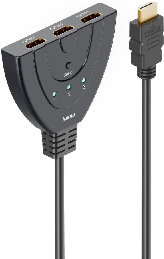 4K HDMI™-Umschalter 3x1, 3x HDMI™-Buchse - 1x HDMI™-Stecker (00205101)