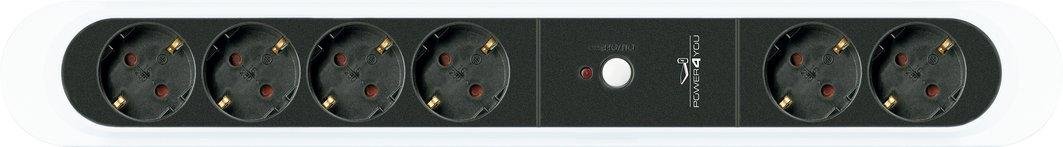 Funksteckdosenleiste 6-fach