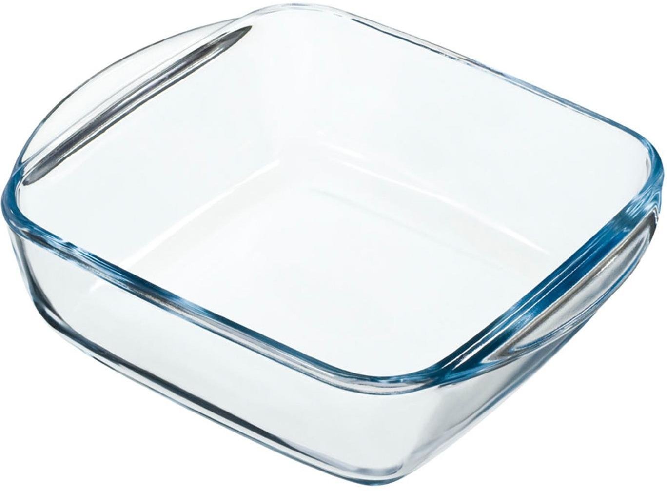 Heißluftfritteusen-Glasschale eckig 1,1L 20x20cm Airfryer-Zubehör