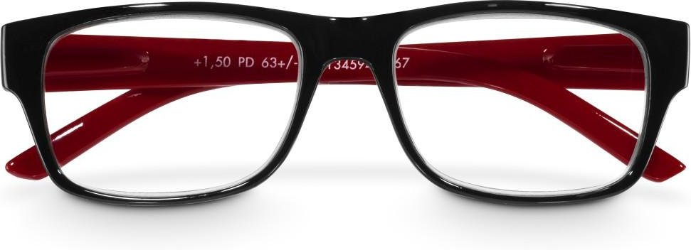 Lesehilfe, recycelter Kunststoff, Schwarz/Rot, +2,5 dtp (00096209) Sonstiges