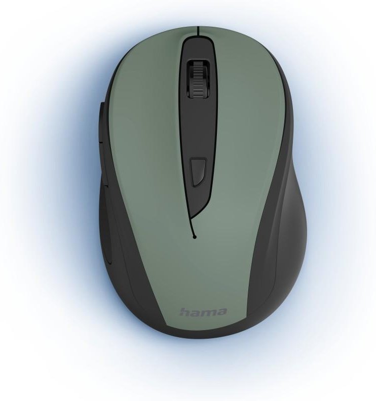 Optische 6-Tasten-Funkmaus "MW-400 V2", ergonomisch, USB-Empf., Opalgrün (00173030)