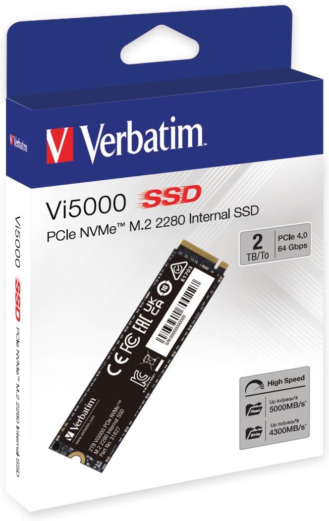 Thumbnail - Vi5000 2 TB, PCI Express 4.0 3D NAND NVMe M.2 SSD