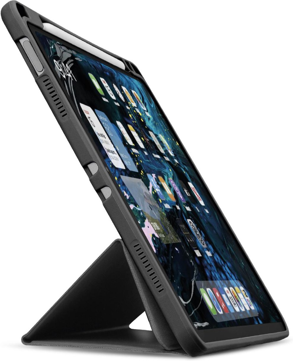 Schutzhülle in Buchform mit Stifthalter für iPad Pro 11 Zoll 2024, Schwarz Tablet-Hülle