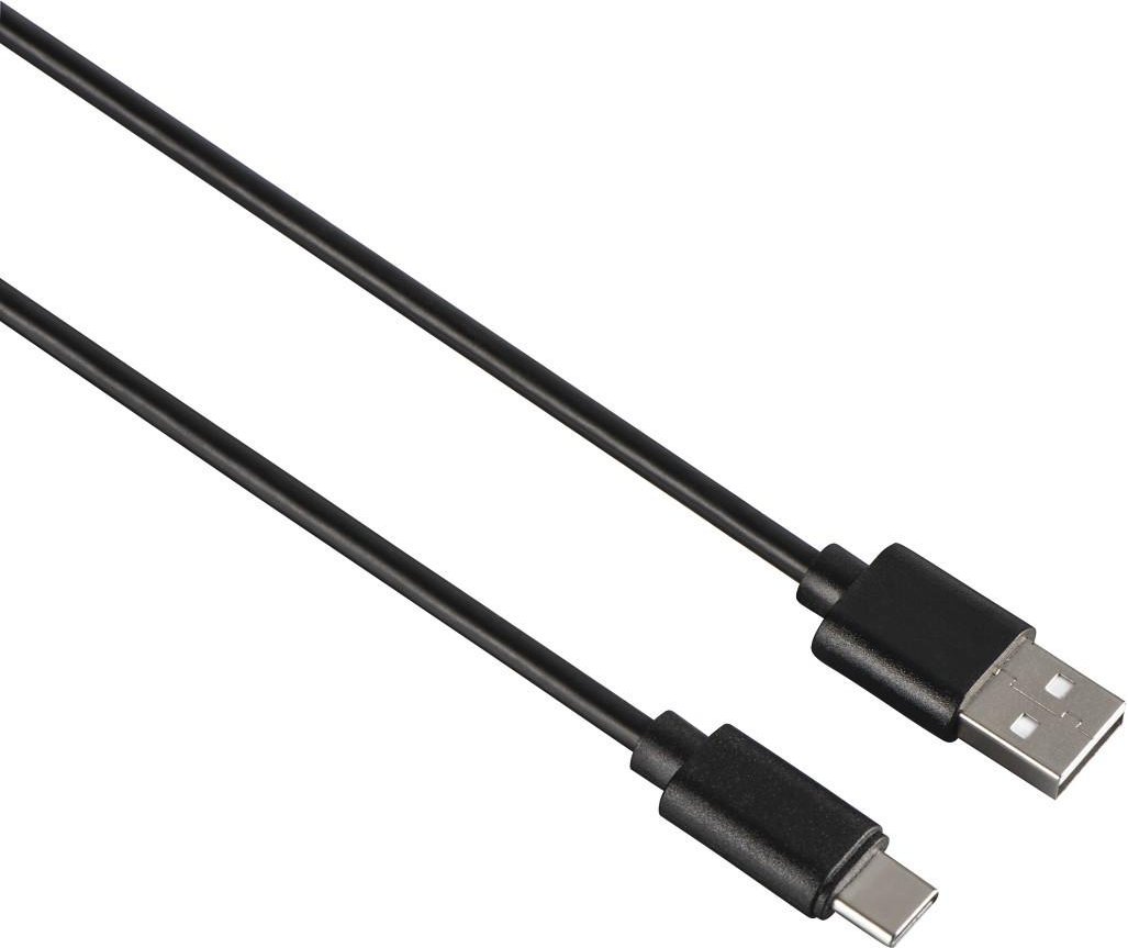 USB-C-Kabel, USB-C-Stecker - USB-A-Stecker, USB 2.0, 0,90 m (00200907)
