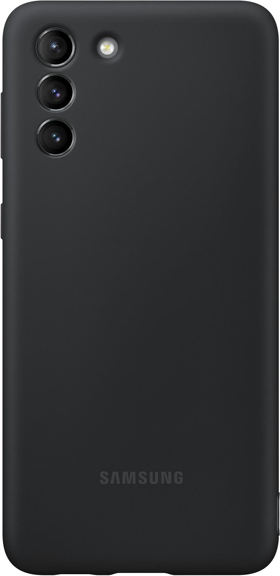 EF-PG996 Silicone Cover für Galaxy S21+, Black Handyhülle