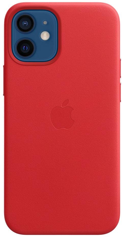 iPhone 12 mini Leder Case mit MagSafe – (PRODUCT)RED Handyhülle