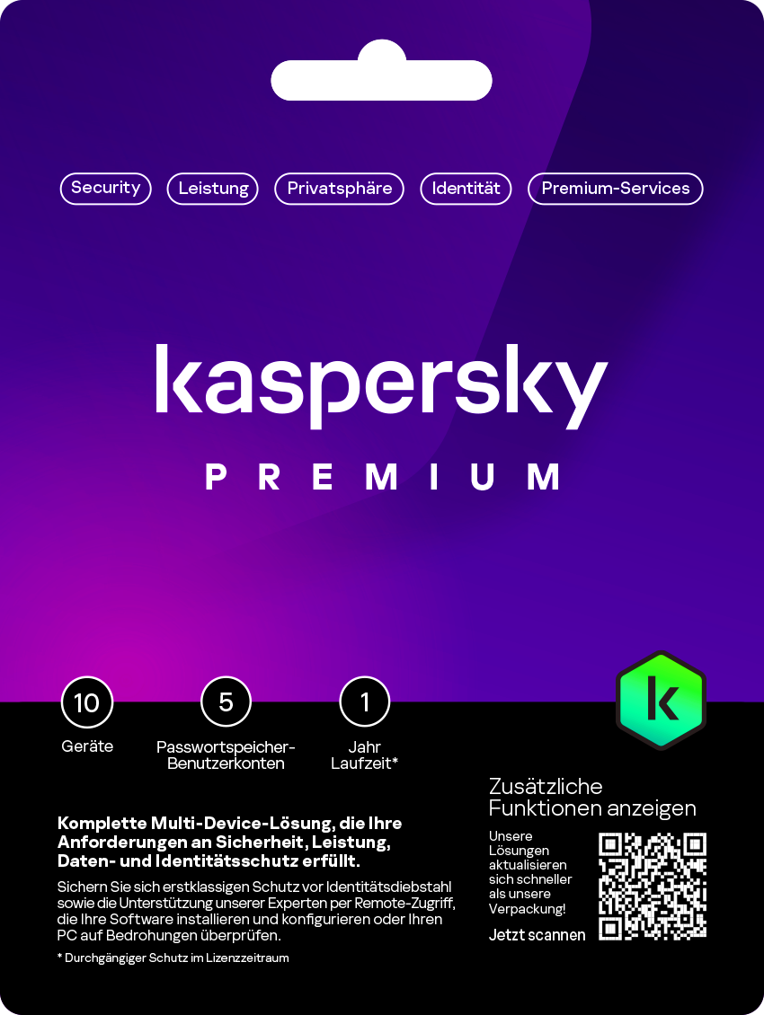 Premium 10 Geräte 1 Jahr Laufzeit