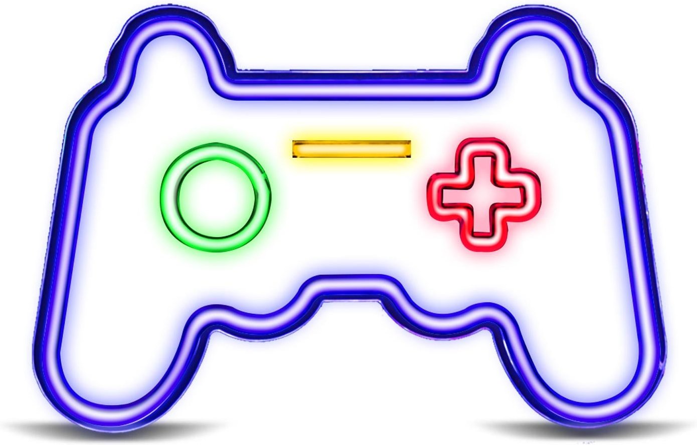 LED-Leuchtschild "Ready To Play" mit Neon-Effekt für den Innenbereich