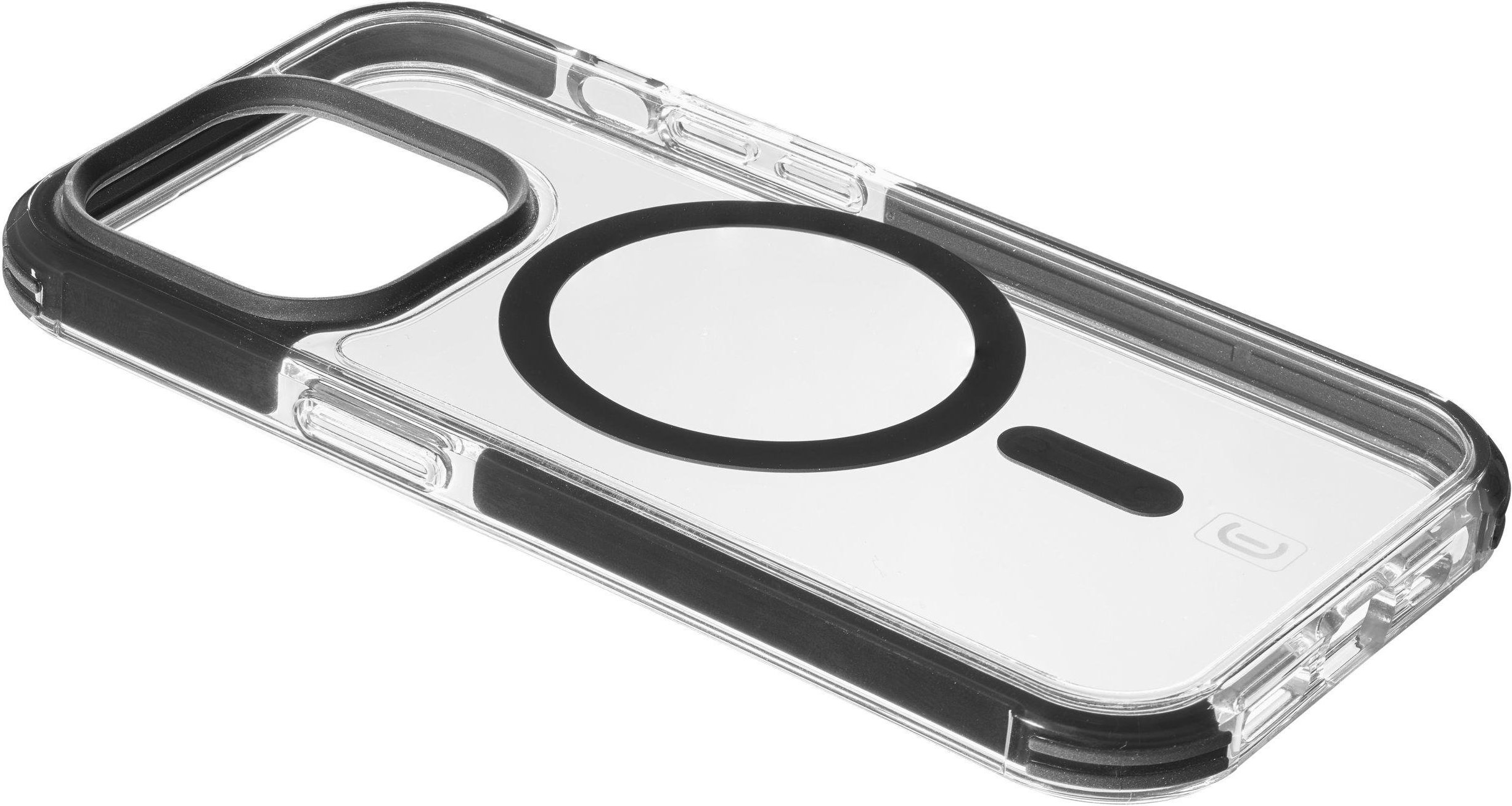 Strong Guard MagSafe Case Mag für Apple iPhone 15 Transparent/Schwarz Handyhülle