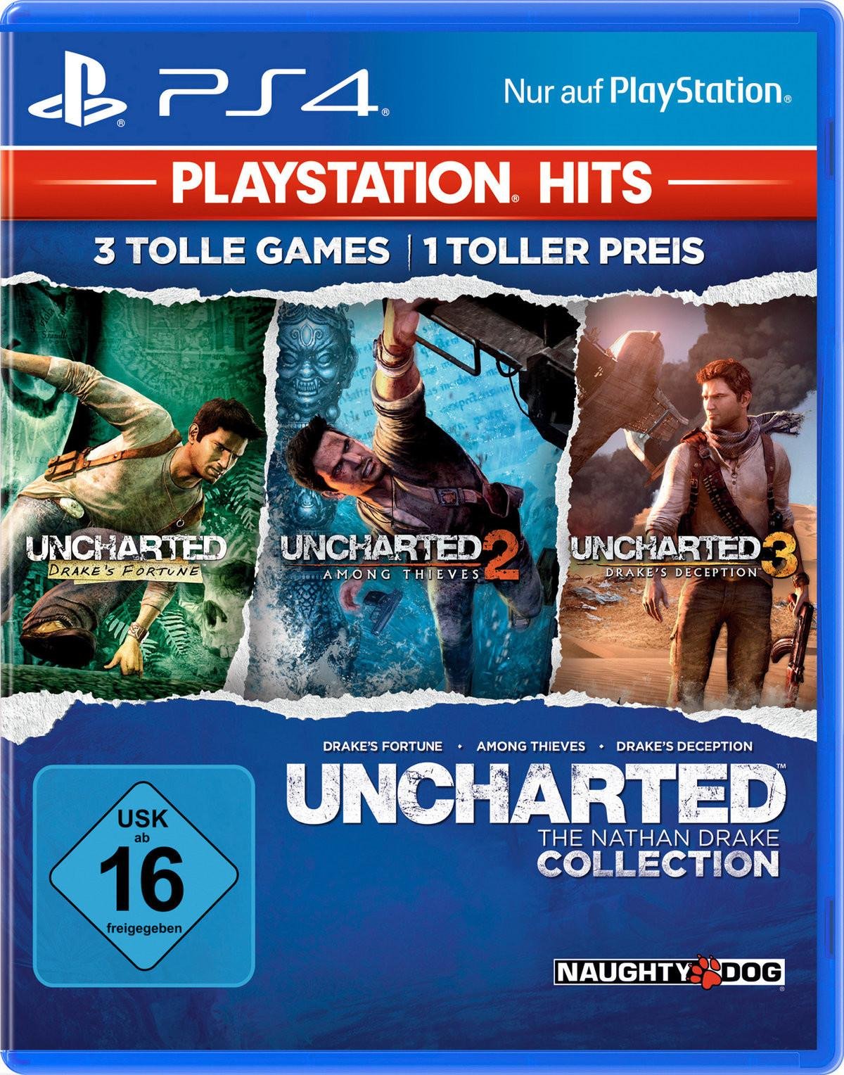 Uncharted Collection PS Hits PS4-Spiel
