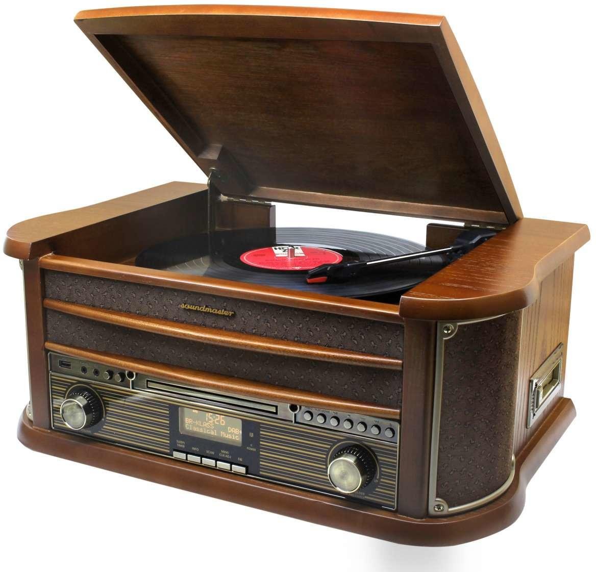 Plattenspieler NR565 Eiche rustikal