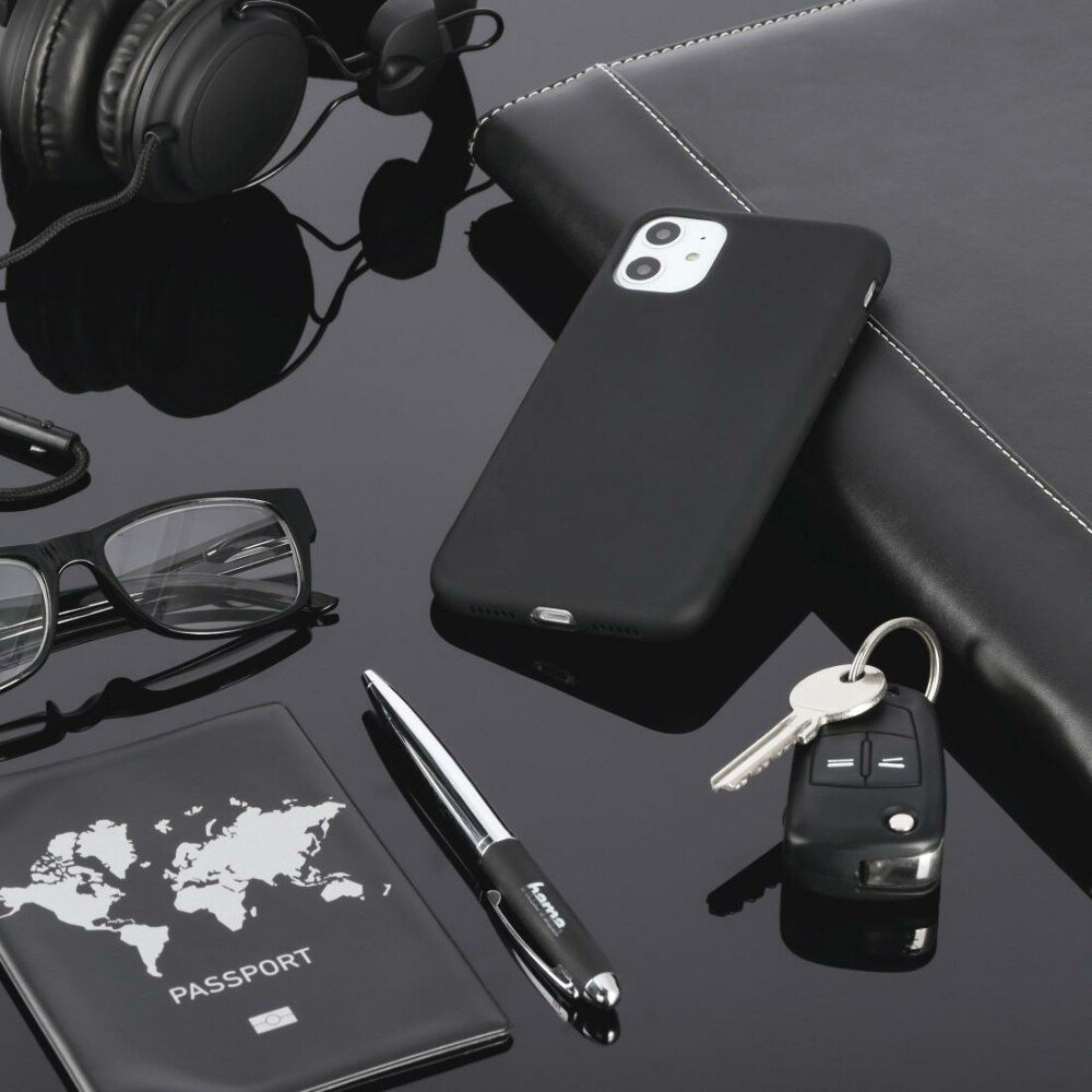 Cover "Finest Feel" für Apple iPhone 11 Pro, Schwarz (00195315) Handyhülle