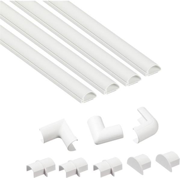 Kabelführung 20 x 10 mm, 4 x 1m, inkl. 8 Steckverbinder (61011)