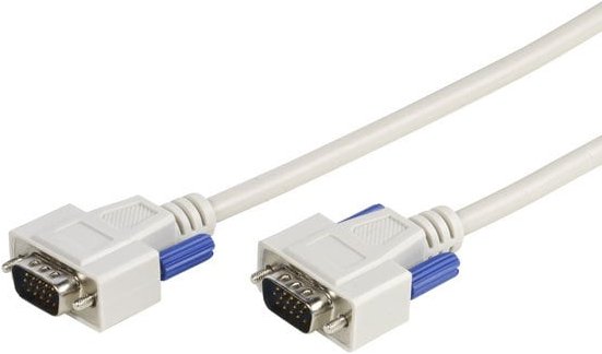 Monitor Anschlusskabel, SVGA Kabel, 15 pol. HD Stecker - 15 pol. HD Stecker, 1,8m (45445)