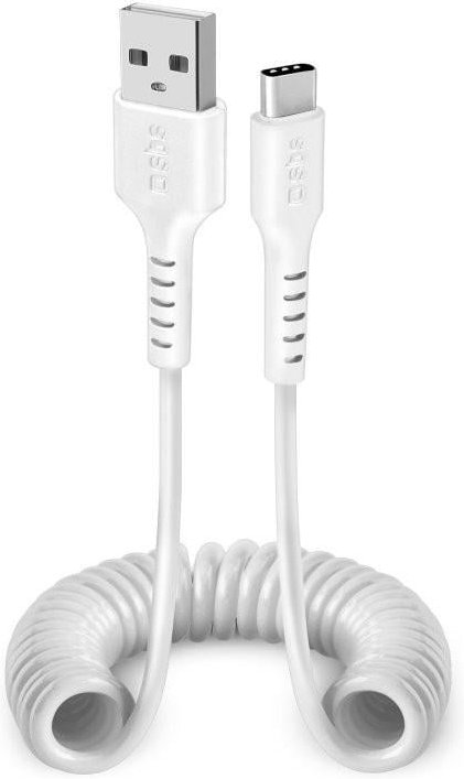 USB-A auf USB-C-Kabel, 1 m, Weiß