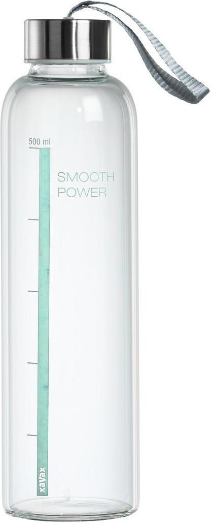 Thumbnail - Glasflasche, 500ml, mit Markierung, Schlaufe, für Kohlensäure u. heiß/kalt (00181596)