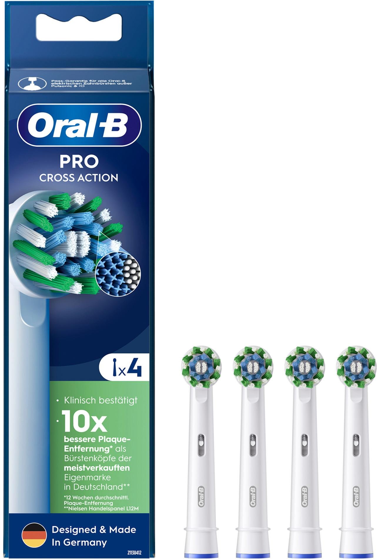 Aufsteckbürsten Pro CrossAction, 4 Stück