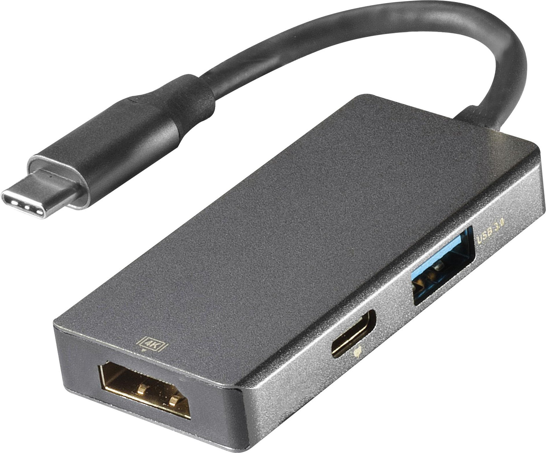 3in1 USB-C® Aluminium Multiport Hub (45961)