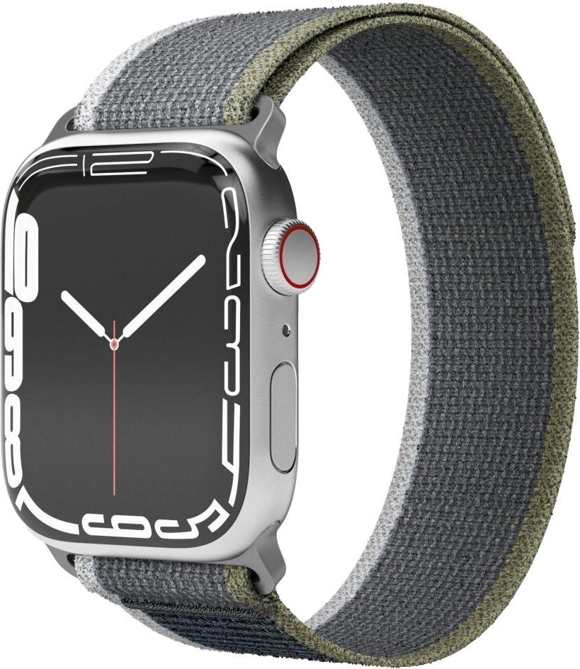 Watch Straps Trekking Loop - Armband für Apple Watch, 44mm + 45mm + 46mm + 49mm, Green Gray