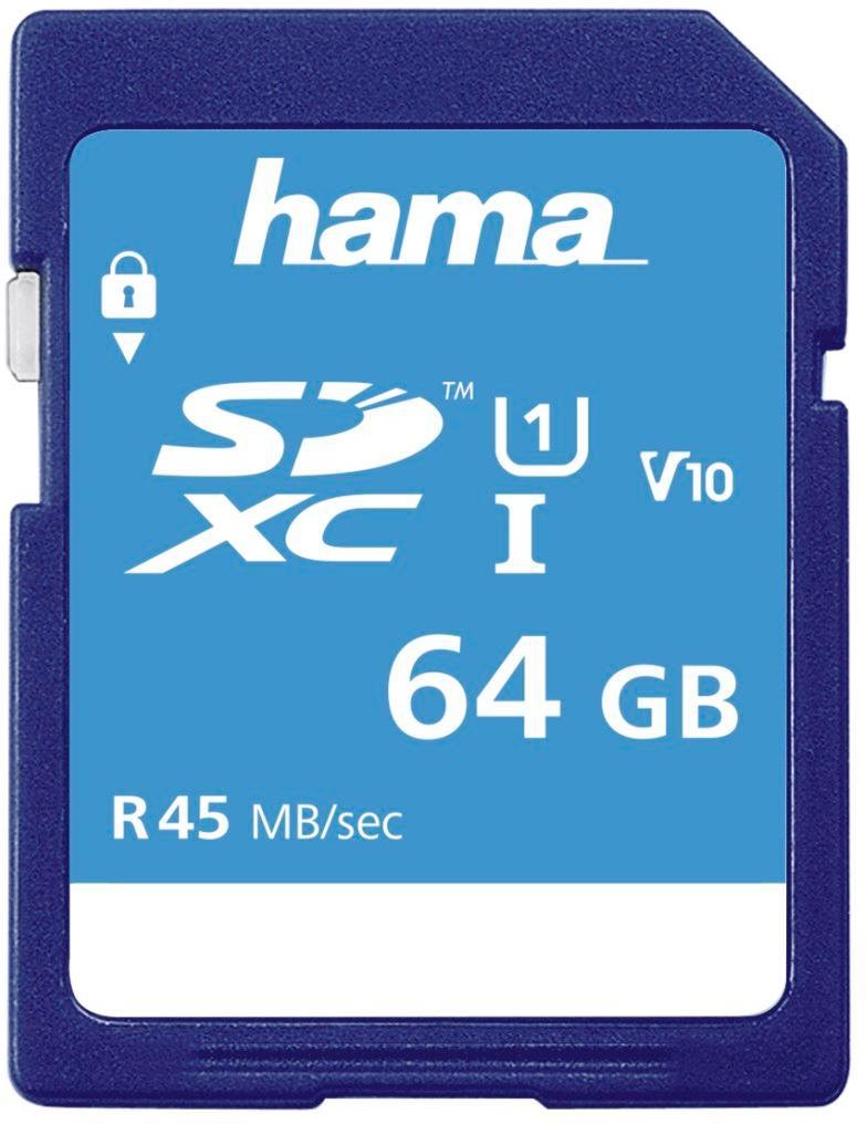 SDXC 64GB Class 10 UHS-I 45MB/S (114944) Speicherkarte