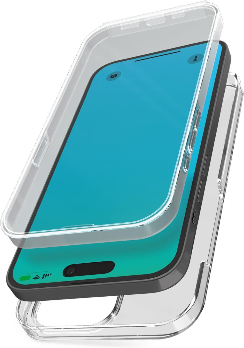 Cover Full Body 360° für iPhone 15 Pro Max - Extreme Collection