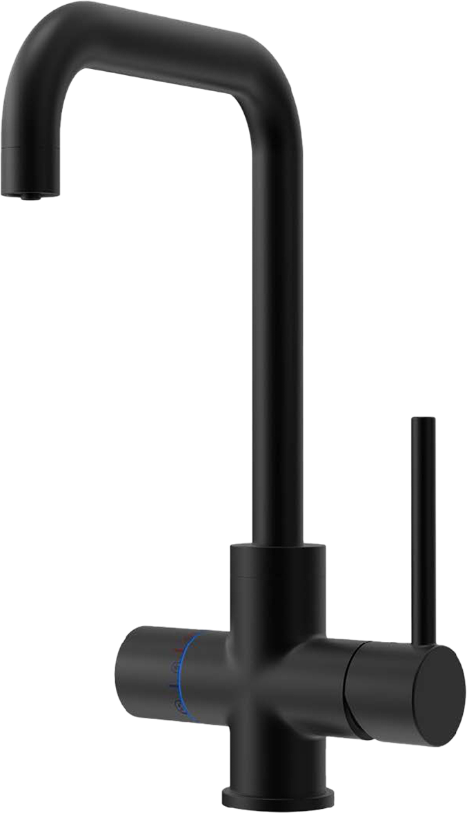 5in1 Touch Armatur (für Sprudler) eckig, matt schwarz (XO-AR 5015)