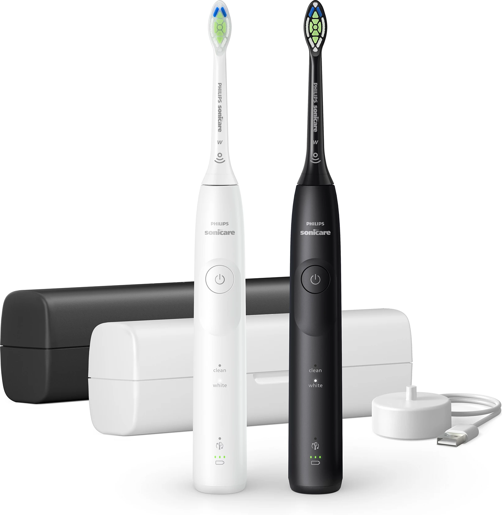 Thumbnail - HX7119/02 Sonicare 5500 Weiß/Schwarz Schallzahnbürste