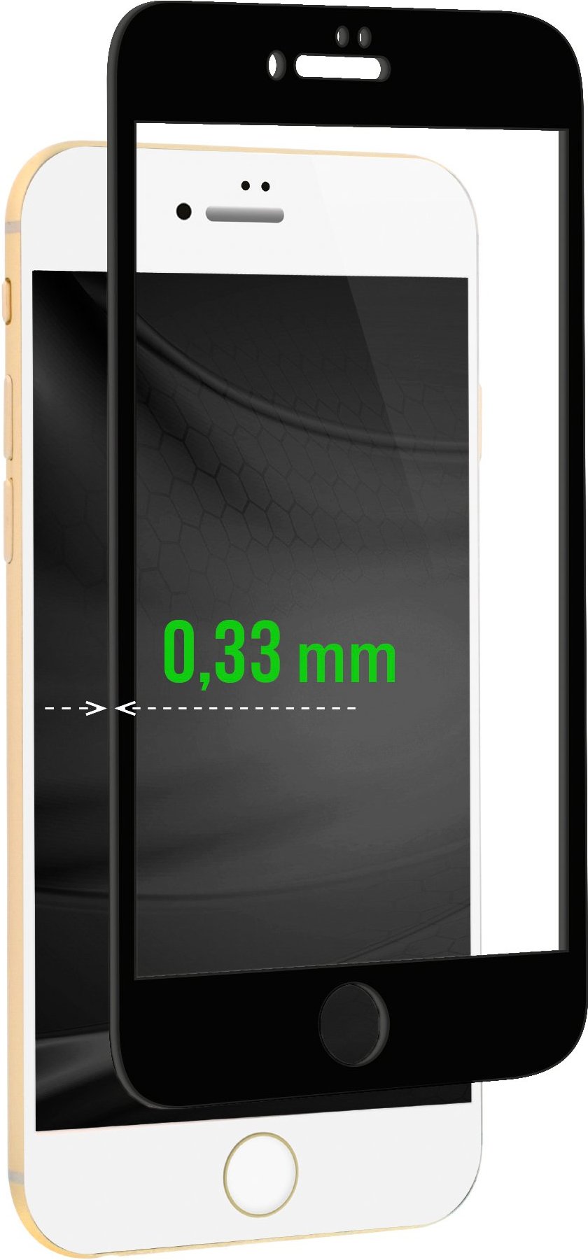 Fullscreen Schutzglas (Apple iPhone 7)