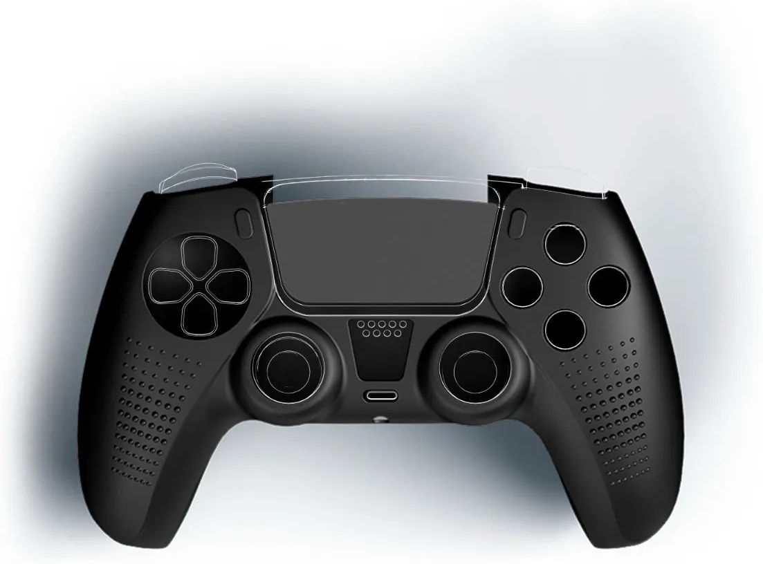 Grip-Schutzhülle für PlayStation 5 Controller, Schwarz (00115523)