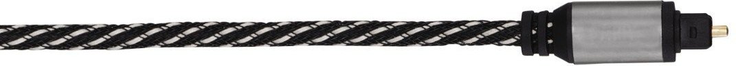Audio-Lichtleiter-Kabel, ODT-Stecker (Toslink), Gewebe, 1,5 m (00127112)