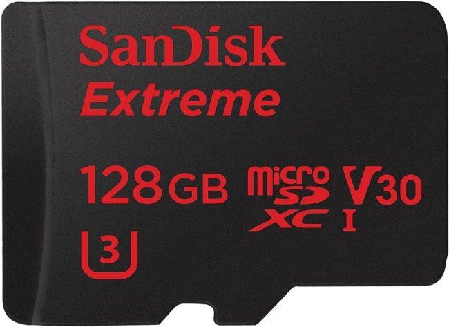 microSDXC Extreme 128 GB (A1 / V30 / U3 / UHS-I / Cl.10 / 100 MB/s) + Adapter "Mobile" (173422)