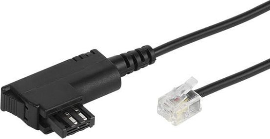 Telefon Anschlusskabel, TAE-F Stecker auf RJ11-Stecker 4p4c, 3m (45085)