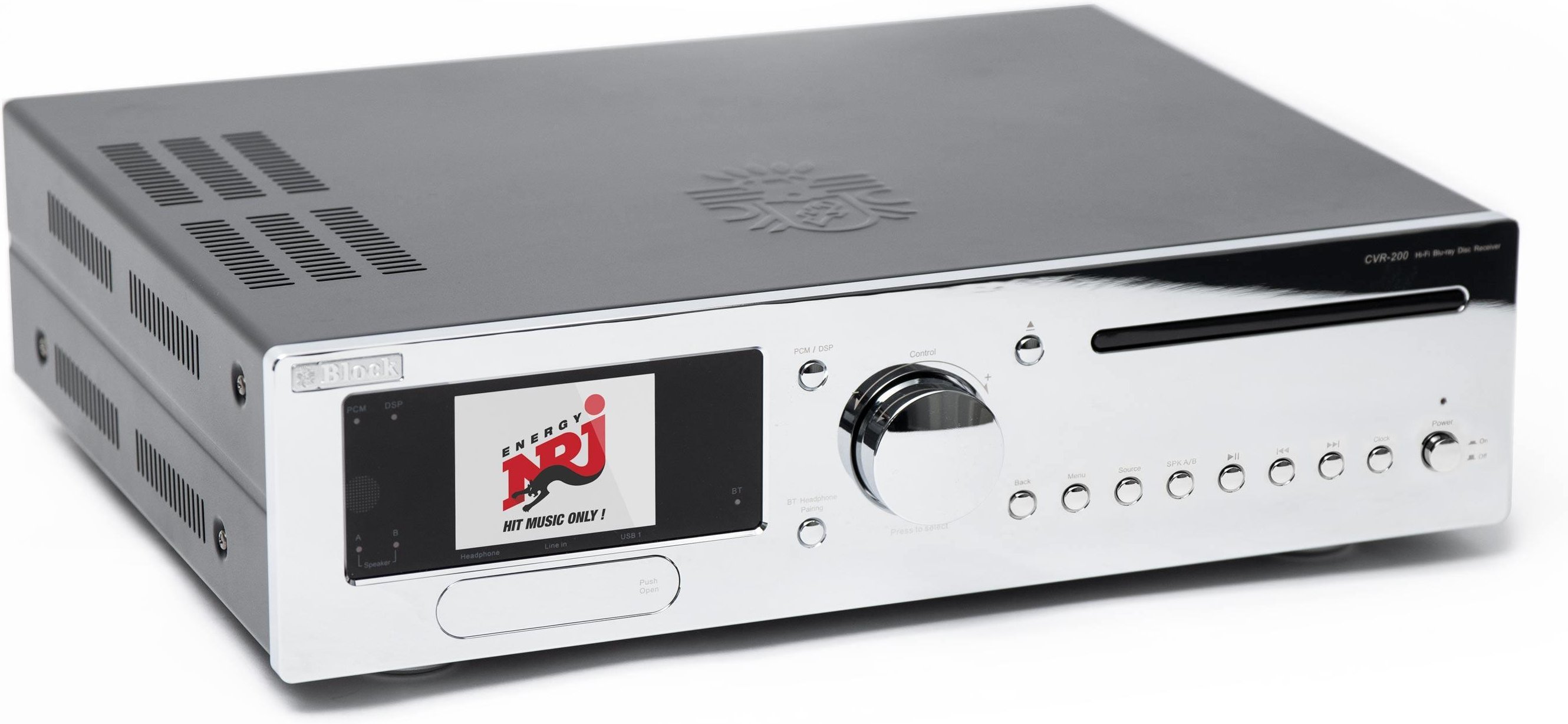CVR-200 Chrom Silber Netzwerk-HiFi-Receiver