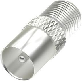 SAT-Adapter, F-Kupplung - Koax-Stecker (00205223)