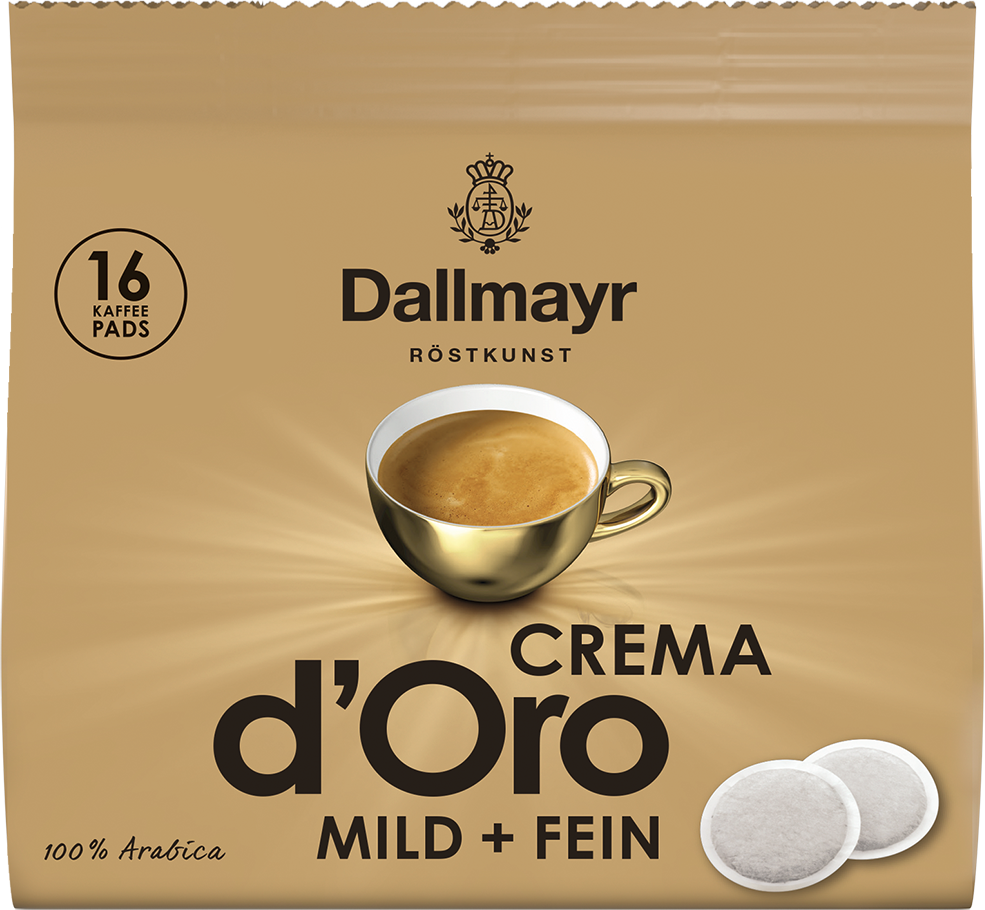 Crema DïOro Mild & Fein Kaffeepads