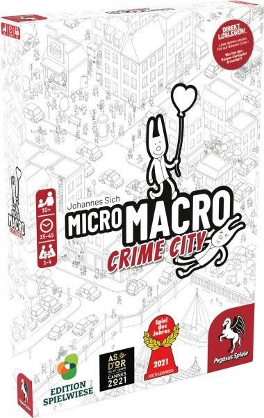 MicroMacro: Crime City (Edition Spielwiese) 59060G Brettspiel