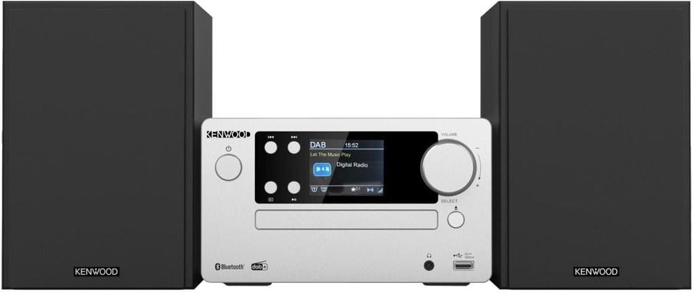 M-725DAB-S frosted aluminium Stereoanlage