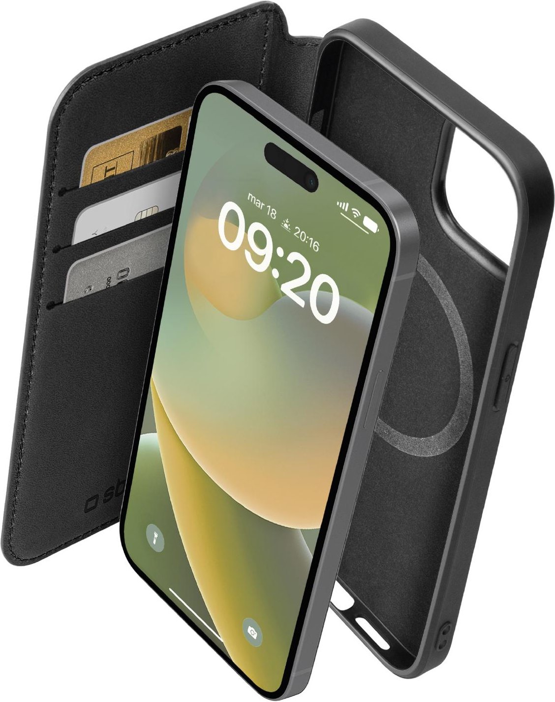 Aufklappbare Hülle kompatibel mit MagSafe iPhone 15 Plus