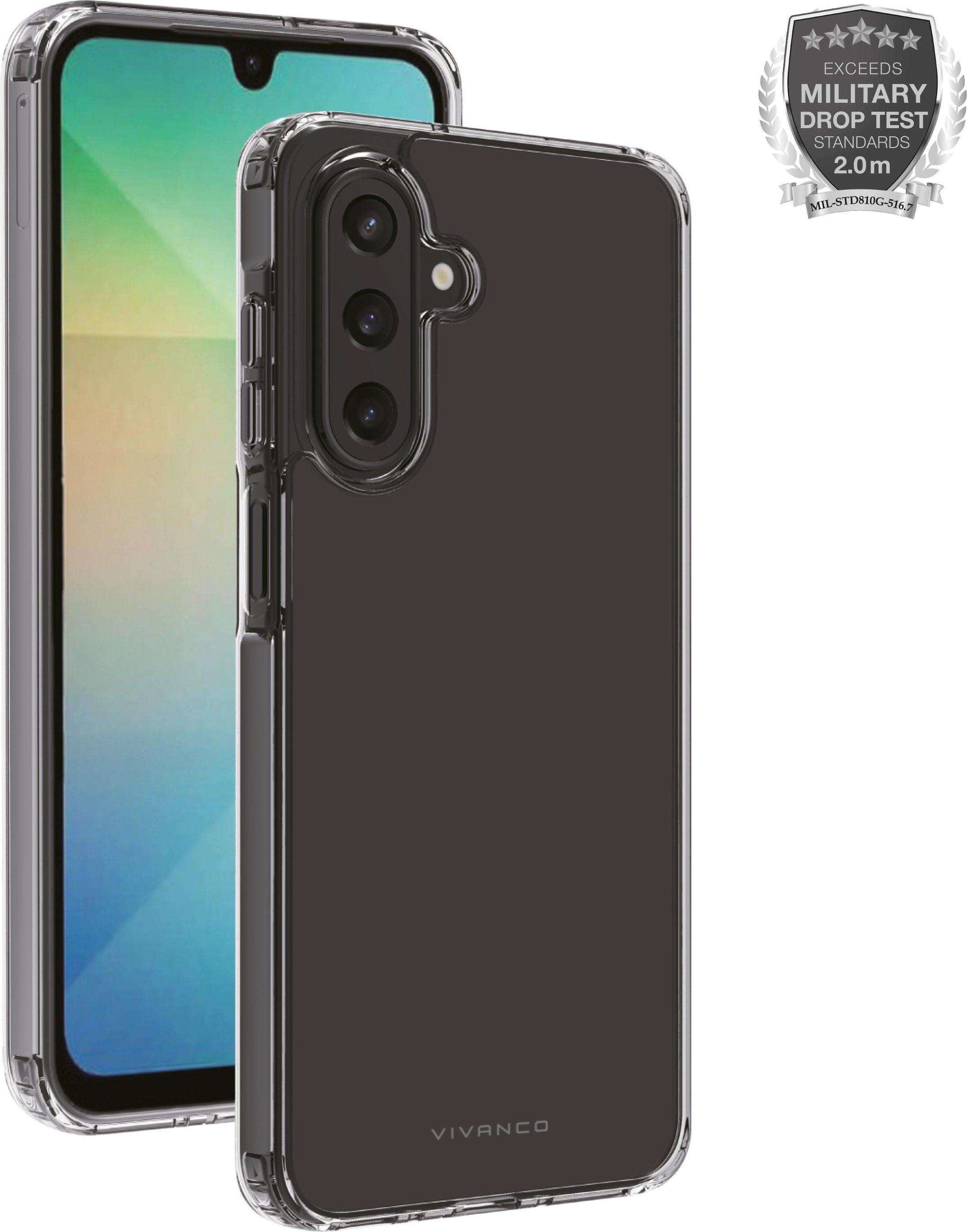 Safe and Steady, Anti Shock Cover für Samsung Galaxy A26 5G, 2m Drop-Protection (64490)