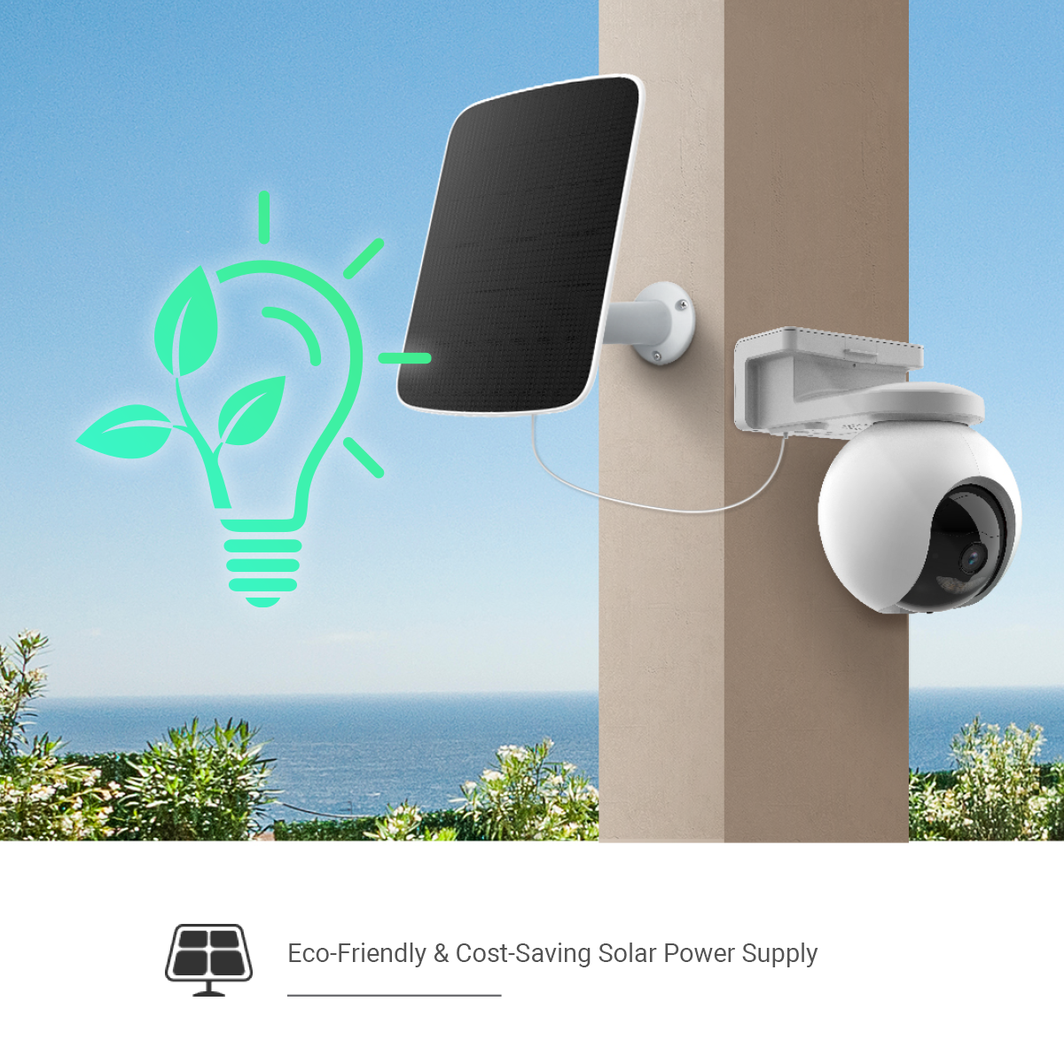 Solar-Ladegerät Smart Home Zubehör