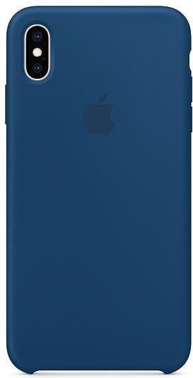 Thumbnail - iPhone Xs Max Silikon Case – Horizontblau Handyhülle