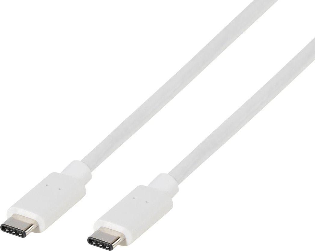 USB-C auf USB-C Kabel 1,20m, weiß (63537)
