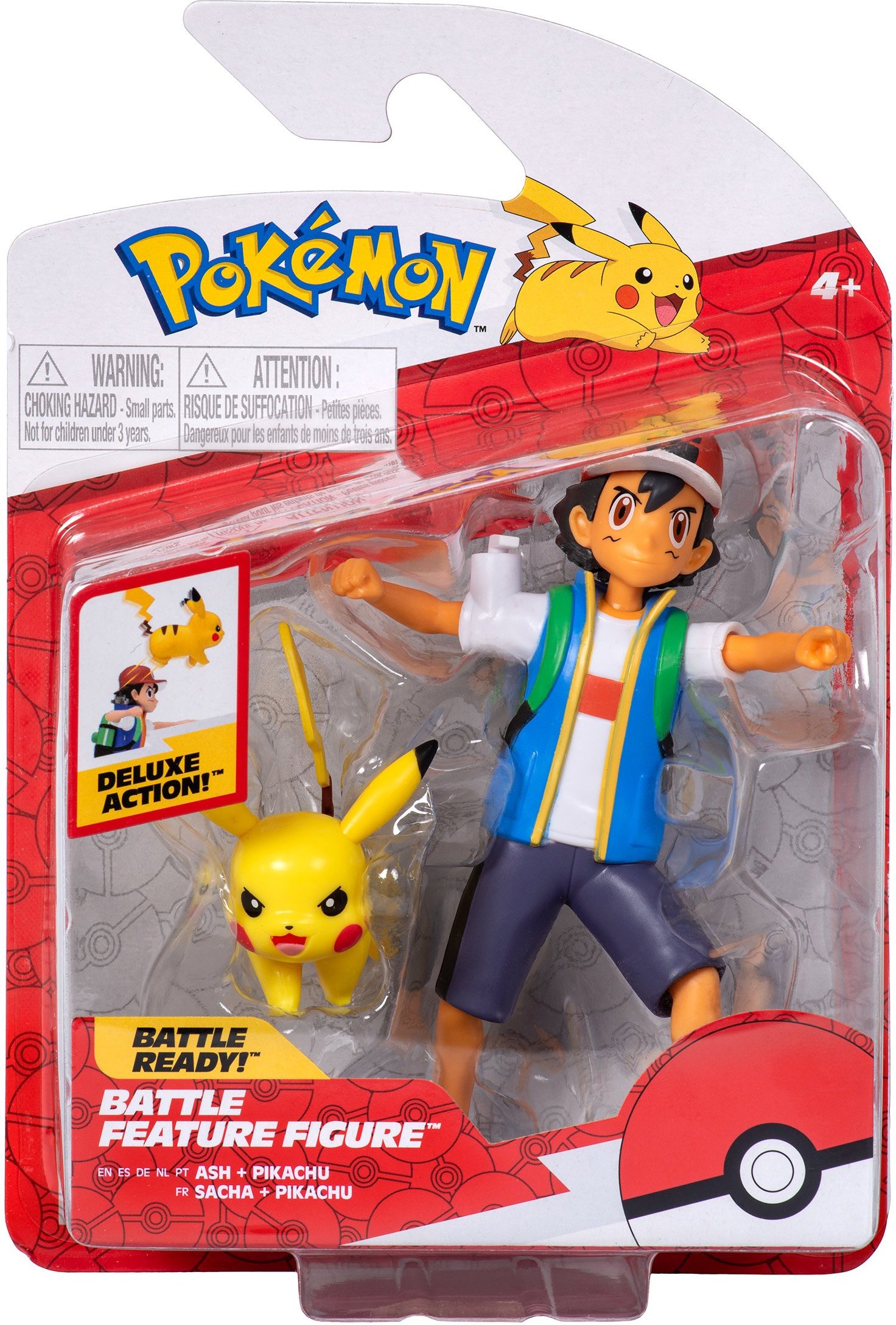 Battle Feature Figur Ash & Pikachu